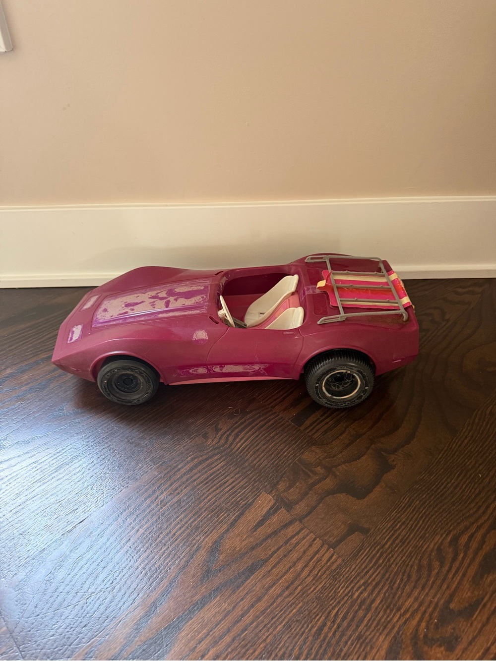 Vintage 1975 Mattel Barbie Doll Car Starvette
Purple Corvette